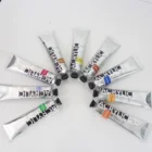 Acrylic Art Professional Factory Highest Quality Level Acrylic Paint 120 Ml Tube 50 Colors For Art Studio