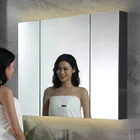Touch Anti-Fog Bathroom Mirror Cabinet Advanced Temperament Led Smart Bathroom Smart Cabinet Touch Screen