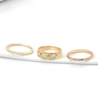 Ring Rings Ring Original Design Gold Color Girls Full Finger Ring Vintage Knuckle Rings