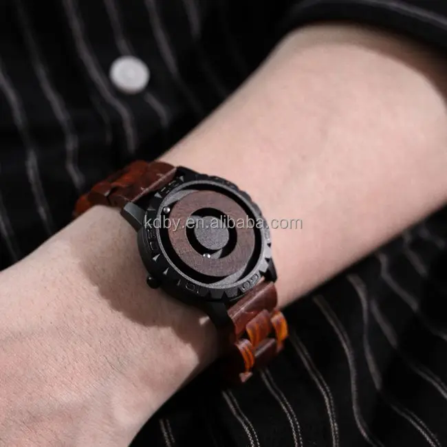 Custom Logo Oem Odm Luxury Waterproof Classic Wood Wrist Watch Private Label Minimalist Wrist Men Quartz Watches