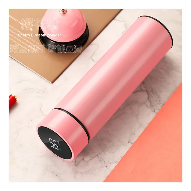 500ml Creative Smart LED Thermos Bottle Temperature Display Vacuum Flasks Stainless Steel Water Bottle Thermos Cup