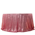 Wedding Luxury Glitz Round Sequin Tablecloth Wedding Party Decor