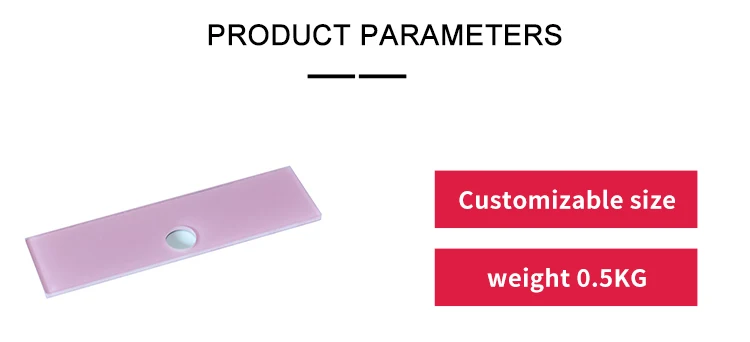 Pink bathroom shower switch glass panel color size customization