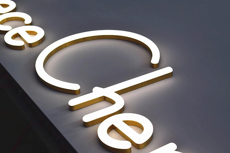 product stainless steel edging acrylic spherical 3d luminous door head billboard customization outdoor advertising letters led sign-6