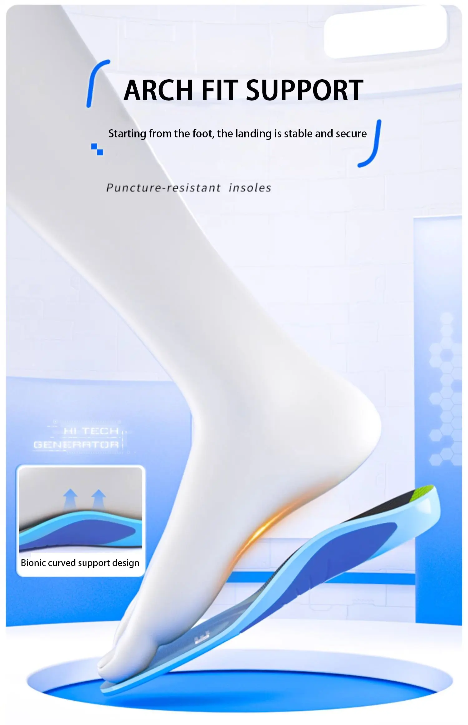 Custom Anti Puncture Insoles for Safety Work Shoes Custom Anti Puncture Insoles for Safety Work Shoes