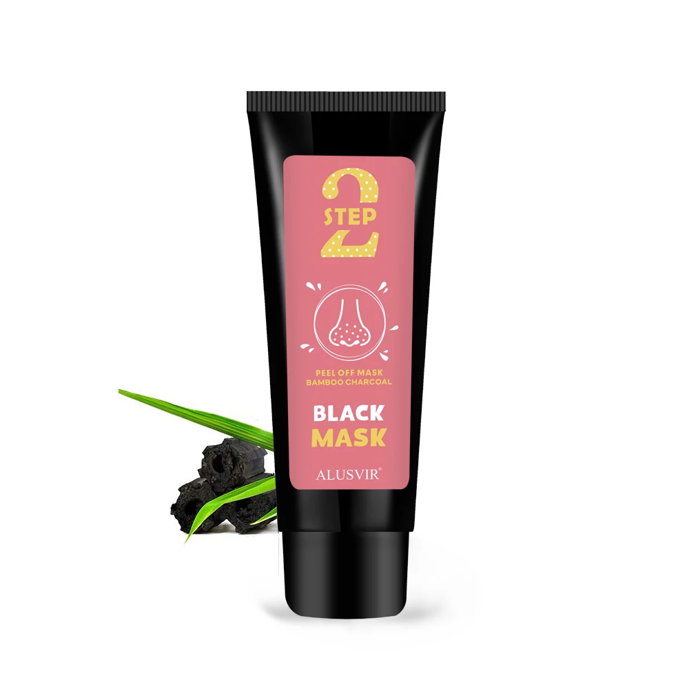 Korean Beat Custom Logo Skin Care Products Face Cleansing Peeling Black Mask Remover Blackhead Peel Off Mud Mask Private Label
