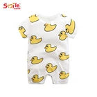 Baby Clothes Smile Bear Factory Wholesale New Summer Short-sleeved Baby Clothes Baby Clothes Rompers Baby Clothes