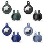 Cover Wholesale 20 Colors Silicone Airtag Case With Keychains For Apple Airtags Case Locator Tracker Cover