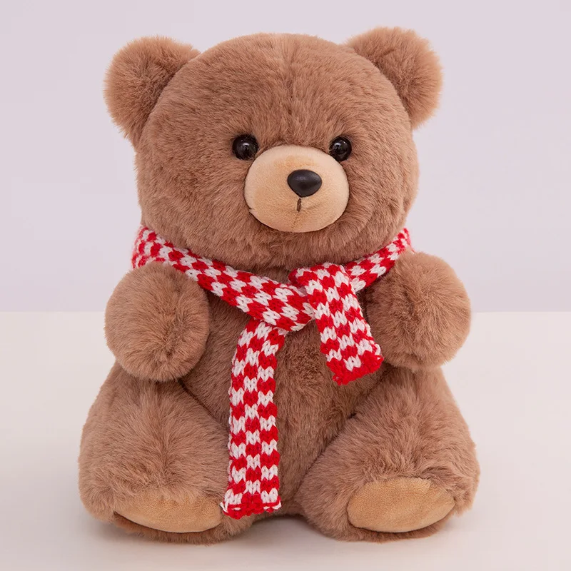 Customize lovely stuffed bear plush toy bear hugging plush toy animal doll for kids