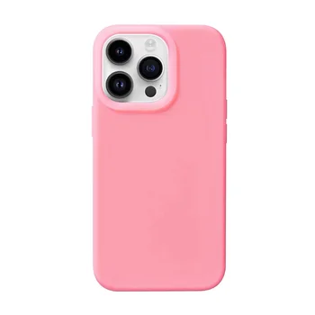 Cute Candy Color Jelly Liquid Silicone Phone Case For iPhone 15 Pro Max 11 12 13 14Pro Shockproof Case Cover Factory Wholesale