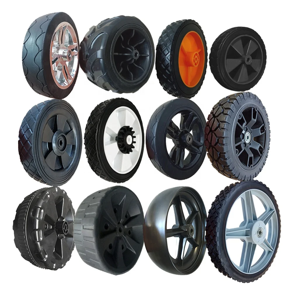 8 inch plastic lawn mower wheels