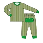 Boy Set Hot Selling Cotton Embroidery Valentine's Day Custom Logo Fall Winter Kids Clothes Boy Outfit Set