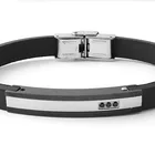Bracelets Bracelet Cheap Italian Hot Selling Cheap Stainless Steel Real Leather Mens Bracelets Jewelry