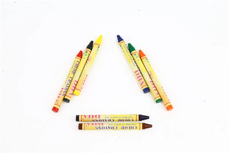 Kids Art Set  Gift Custom Logo Item 8 Coloring Set  Excellent Kids Art 1-8 Color Crayon Pencil Crayon Wax