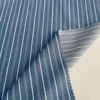 Wholesale Made In China Blue Stripe Printed Shirt Fabric Tie Fashion Spandex Fabric