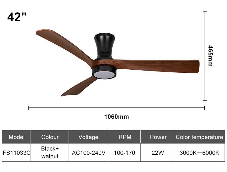 Ceiling Fan, 42inch, 52'', Plastic - detail 10