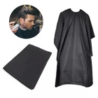 Cape Haircut Custom Polyester Black Cloth Haircut Cape And Hairdressing Salon Shawl And Apron