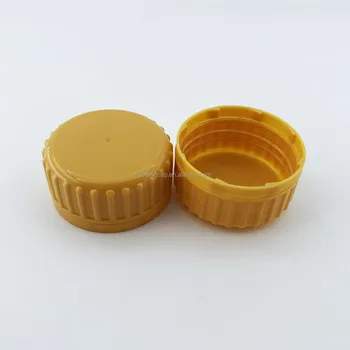 Chemical Bottle Recyclable Using Tamper Evident Cap 44 mm Ribbed Side Plastic Pilfer Proof Cap Screw Cap