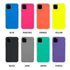 Mobile 11 Pro Phone Cases TPU Rubber Coating Fluorescence Mobile Phone Protective Case For IPhone 12 11 Pro Max