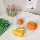 White Candles Design Fruits Cube Multi Scents Small White Paraffin Wax Scented Candles