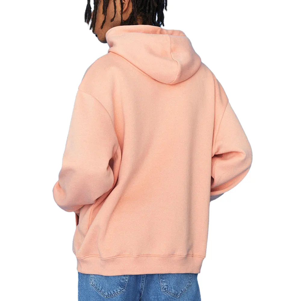 Hip hop Oversized drop shoulder streetwear 3d puff print hoodi pink blank thick custom logo puff printing hoodies manufacture