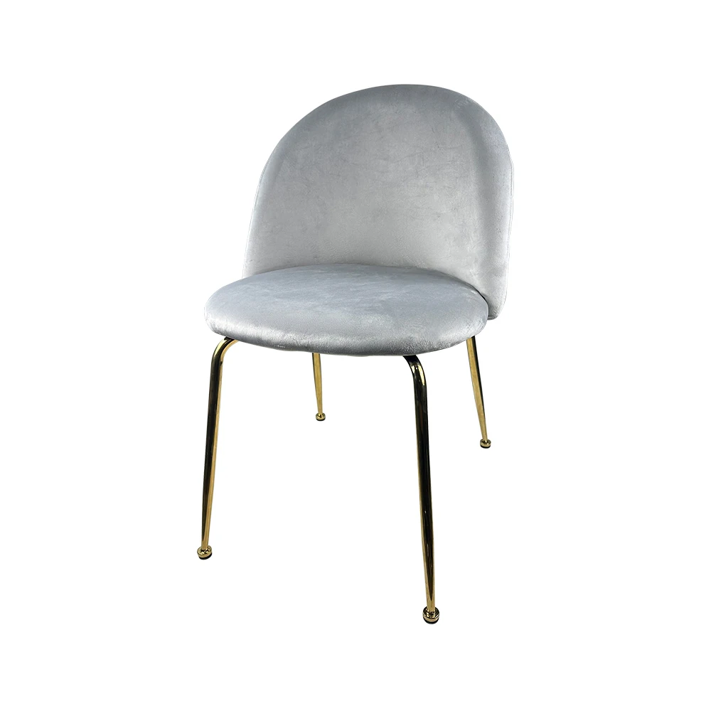 Nordic Modern Upholstered Velvet Dining Chairs Restaurant Chair