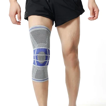 Silicone Anti-slip Sport Compression Kneepads Wholesale Patella Knee Support Brace  For Basketball Volleyball