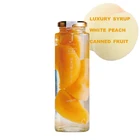Japanese okayama shimizu luxury syrup white peach canned fruit