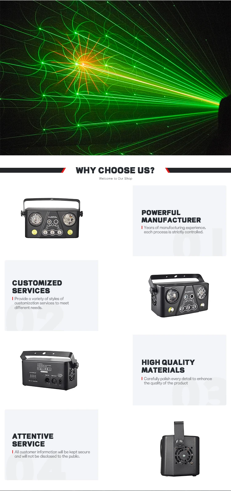 With Remote Control Portable LED Stage Lights for Festive Ambience & Parties for Dance Floor Decorations