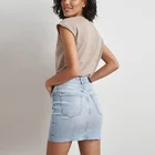 Jeans Skirt Wholesale Jeans Skirt High Rise Raw Hem Denim Mini Skirt For Womans
