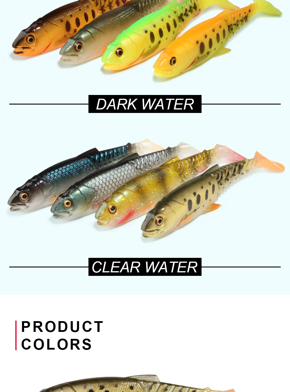 Spinpoler The Predator Soft Fishing Lure Bait Drop Fishing Wobbler