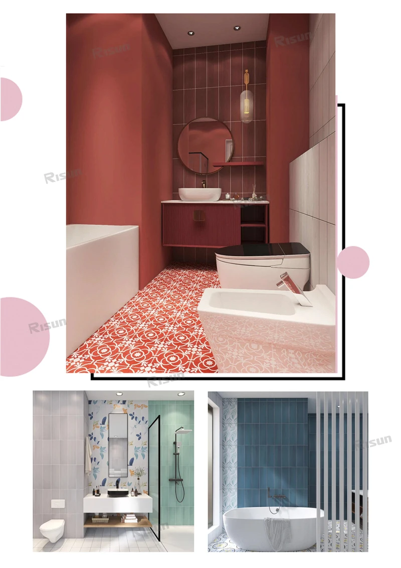 Dải Hoa Văn Xanh 150X450, Họa Tiết Nghệ Thuật, Nội Thất Phòng, Khách Sạn, Tàu Điện Ngầm, Gạch Lát Sàn Nhà Tắm, Nhà Bếp