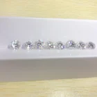 Gemstone CVD Coated Moissanite 1ct 2ct EF Color Hardness 9.25 Lab Created Gemstone Moissanite Jewelry