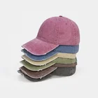 Cap Dongkuan Custom Dad Hat Men Sports Cap Women Snapback Washed Cotton Unisex Ripped Baseball Cap