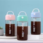 Coffee Plastic BPA-free Portable Workout Instant Coffee Protein Powder Plastic Self Stirring Custom Mug