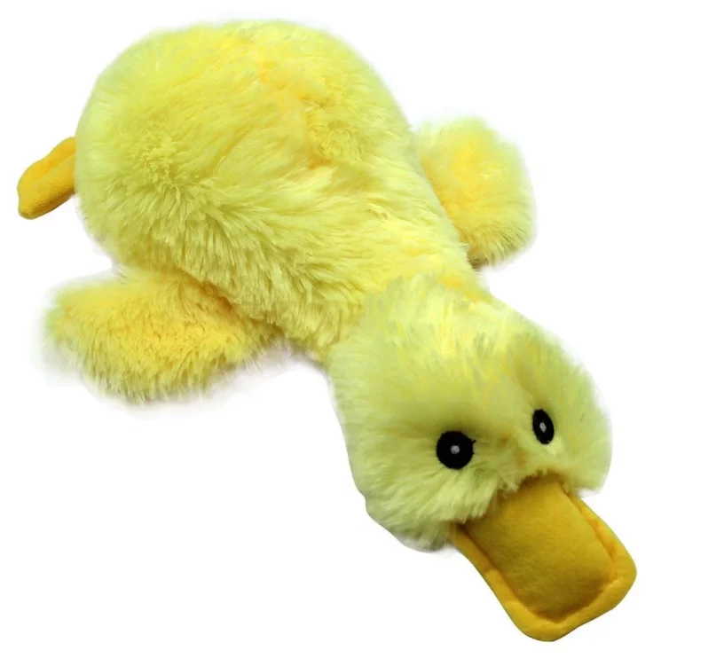 yellow duck dog toy