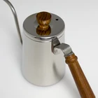 Coffee China Manufacturer Wood Handle Electric Coffee Kettle Coffee Kettle Pot