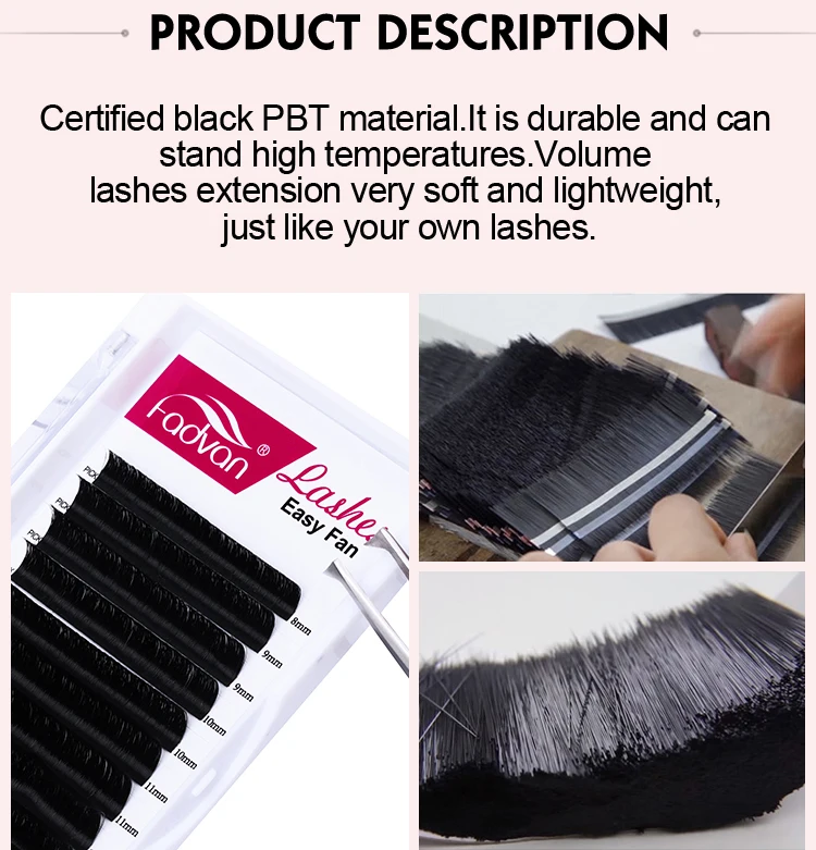 Fadvan Self Grafting Mega Volume Eyelash Faux Mink One Second Easy Fan