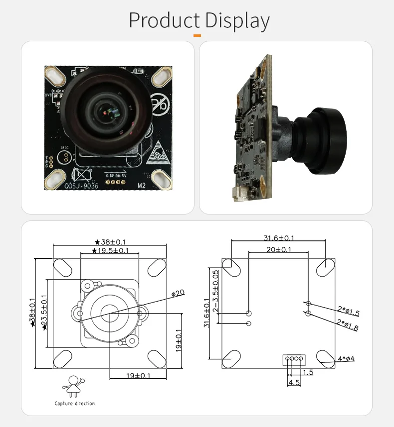 DGZX SC2210 Sensor 1/1.8inch Cmos 1080P 30fps with HDR Super Starlight Full Color Camera Module插图1 DGZX SC2210 Sensor 1/1.8inch Cmos 1080P 30fps with HDR Super Starlight Full Color Camera Module插图1