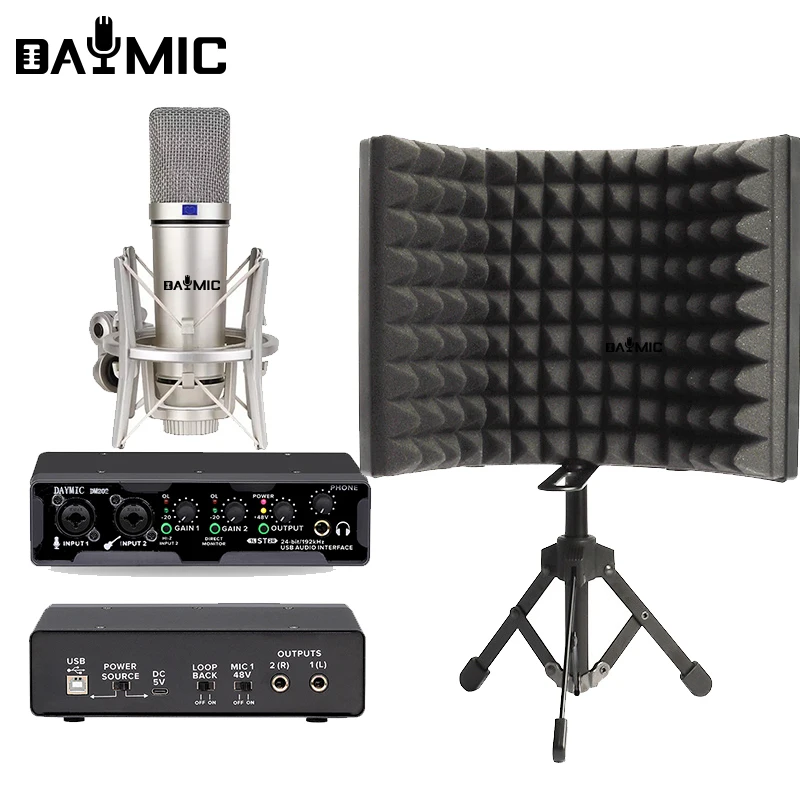 Broadcast Recording Equipment Kit Studio Musical Complete Professional ...