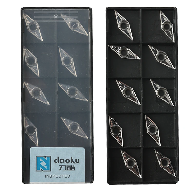CNC Customized Inserts Tool for Aluminium External VCGT160404-TK DK01 OEM Support Turned Tool details