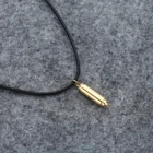 Titanium Custom Men's Trinket Titanium Steel Bullet Pendant Stainless Steel Bullet Necklace