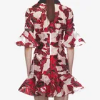 Dress Short Short 2021 Summer New Style Sexy V-neck Dress Women Irregular Design Long-sleeved Short Skirt