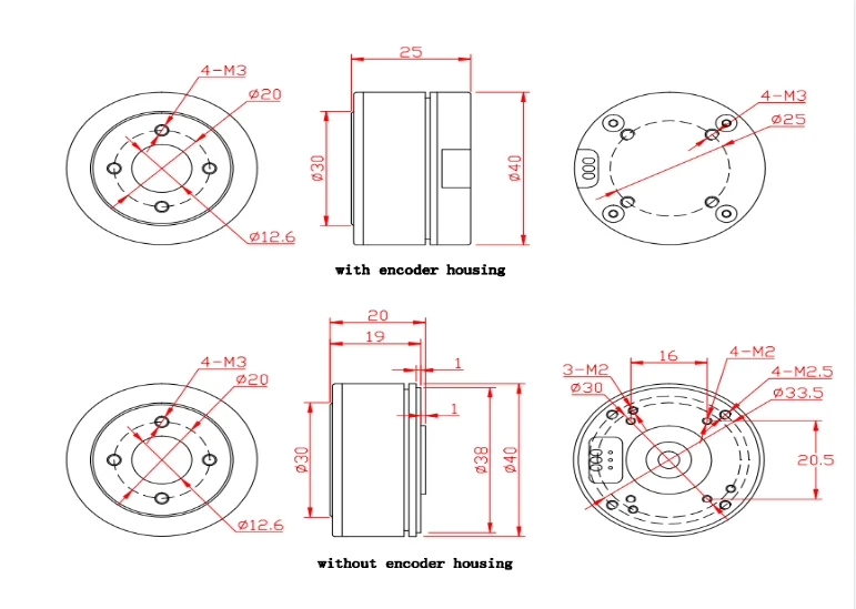 External Rotor Motor, PM2806, 12V, Brushless - detail 8