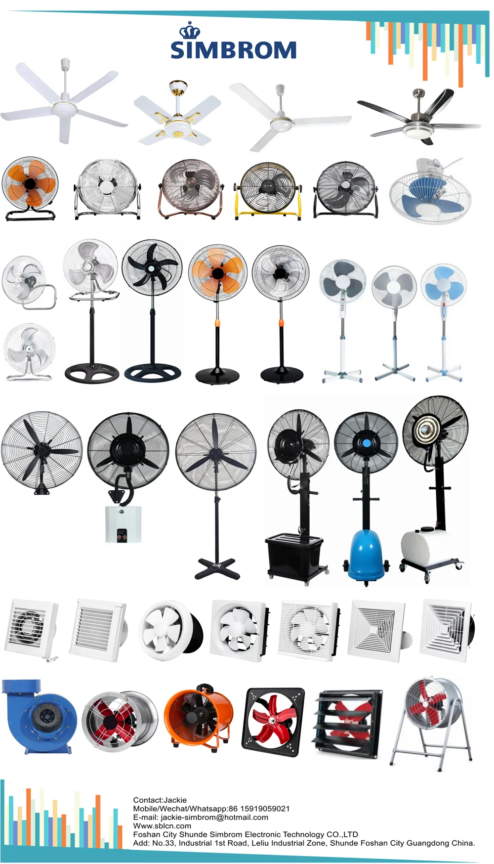 Water Mist Fan, Wall, 220v, 260w - detail 36