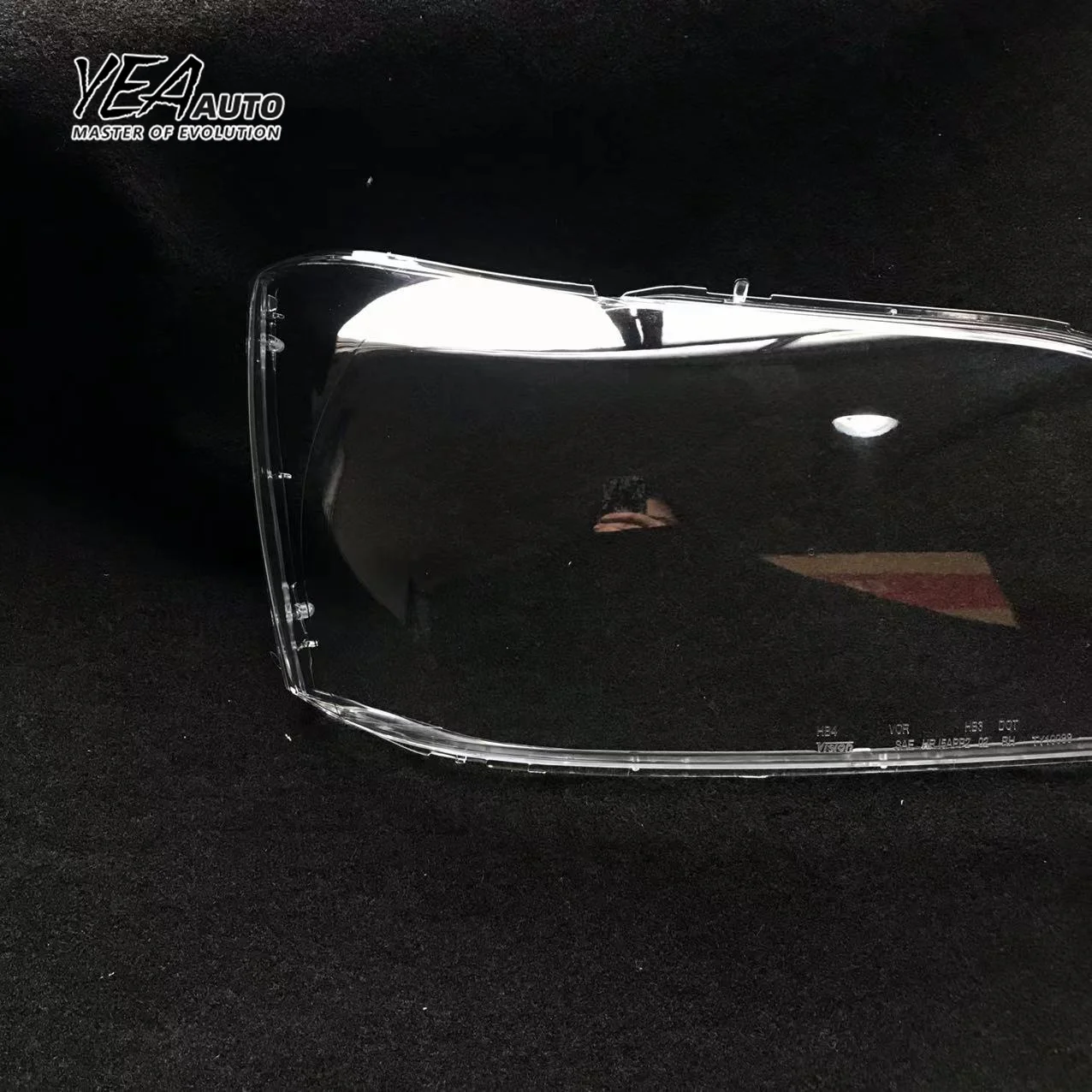 product yea auto car headlight cover headlight glass lens glass for toyota highlander lens cover 2004 2005 2006 pc lampshade clear shell598-5