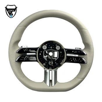 Dragonfly leather modified steering wheel for Mercedes Benz C GLC E S CLS AMG ZC-222-P4-F