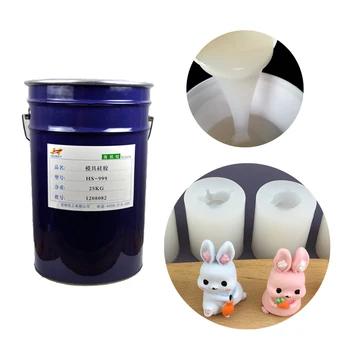 liquid rtv2 silicone rubber two part a b for gypsum candles molding material raw cheap wholesale factory