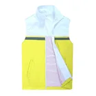 White Vest White Vest Reflector Strips Waistcoat 2020 Fashionable Color Block For Men OEM Service Support Autumn