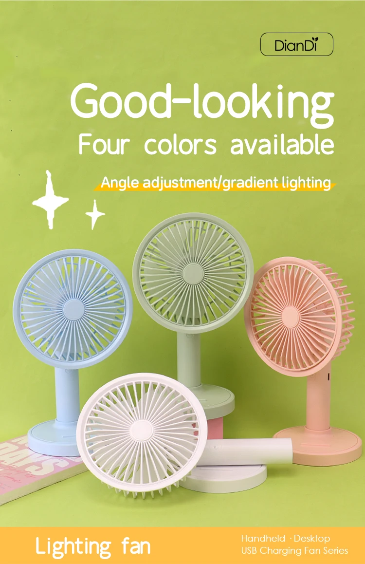Portable Rechargeable Mini Fan, DD8007, USB - detail 24